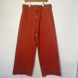 Universal Thread Women's High Rise Sailor Wide-Leg Size 10 Rust New
